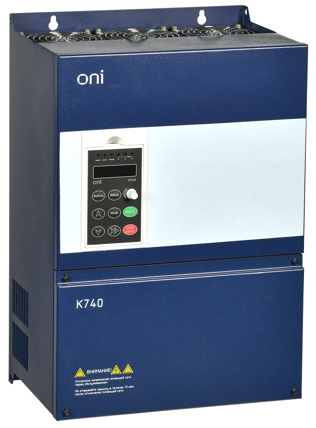 Преобразователь частоты K740 380В 3Ф 22-30кВт 45-60А Энкодер Profibus ONI Преобразователь частоты K740 380В 3Ф 22-30кВт 45-60А Энкодер Profibus ONI