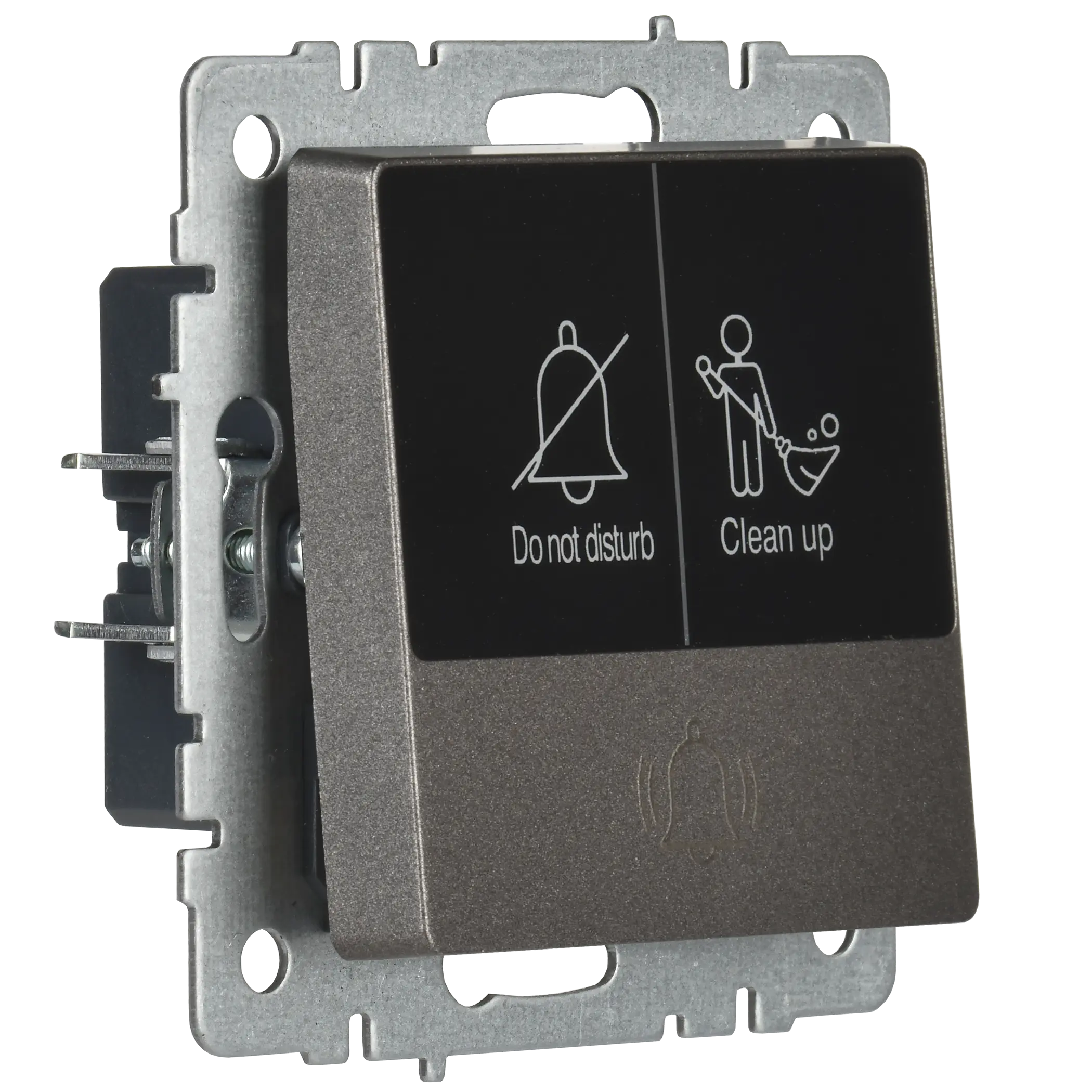 BRITE Кнопка звонка с индикацией для отелей 10А ВС10-1-9-БрТБ темная бронза IEK