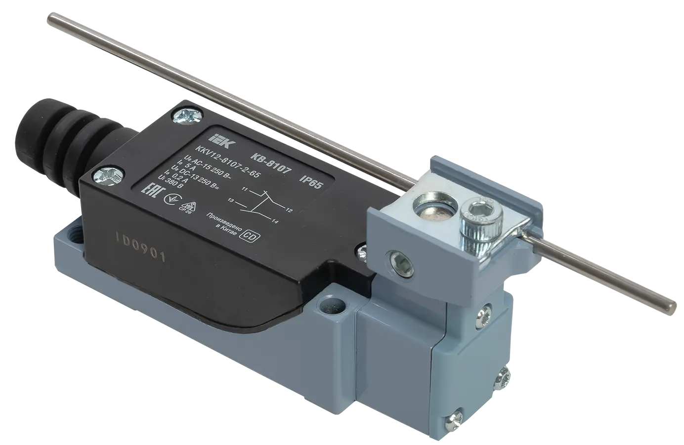 Выключатель концевой КВ-8107 регулируемый стержень IP65 IEK