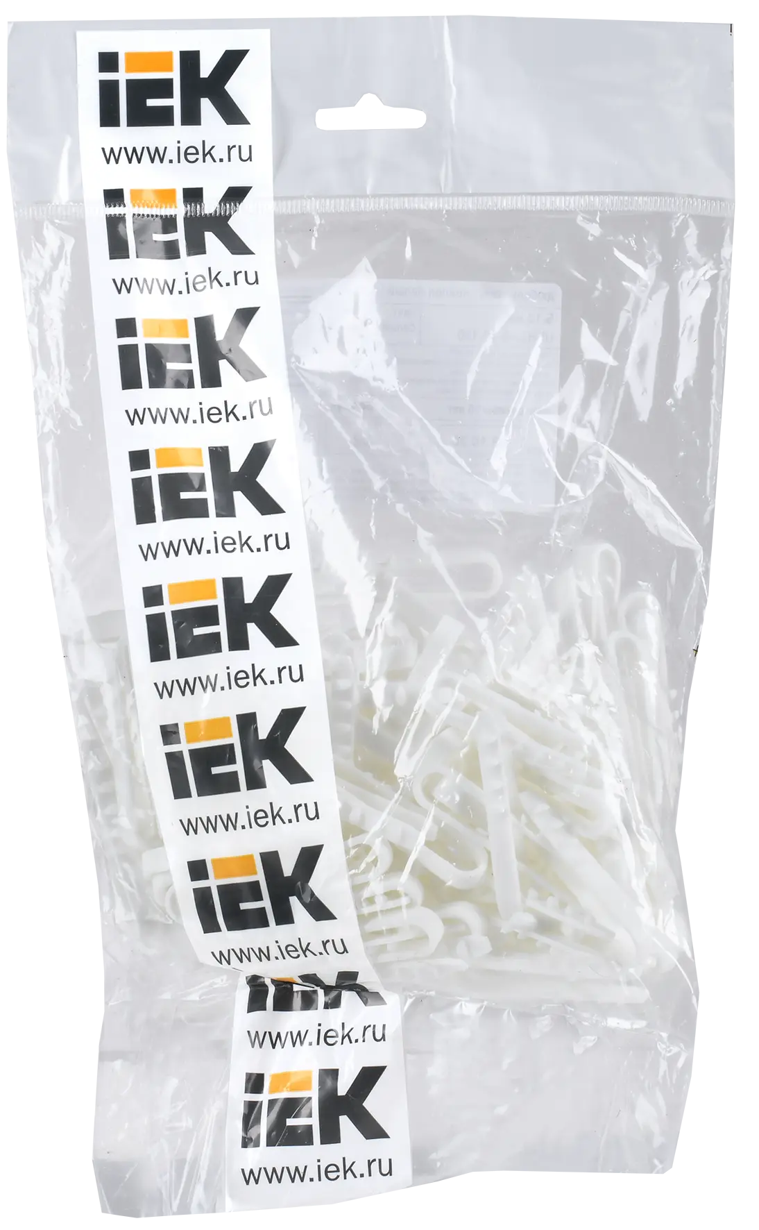 Дюбель хомут 5-10мм нейлон белый d=5 мм (100шт) IEK Дюбель хомут 5-10мм нейлон белый d=5 мм (100шт) IEK