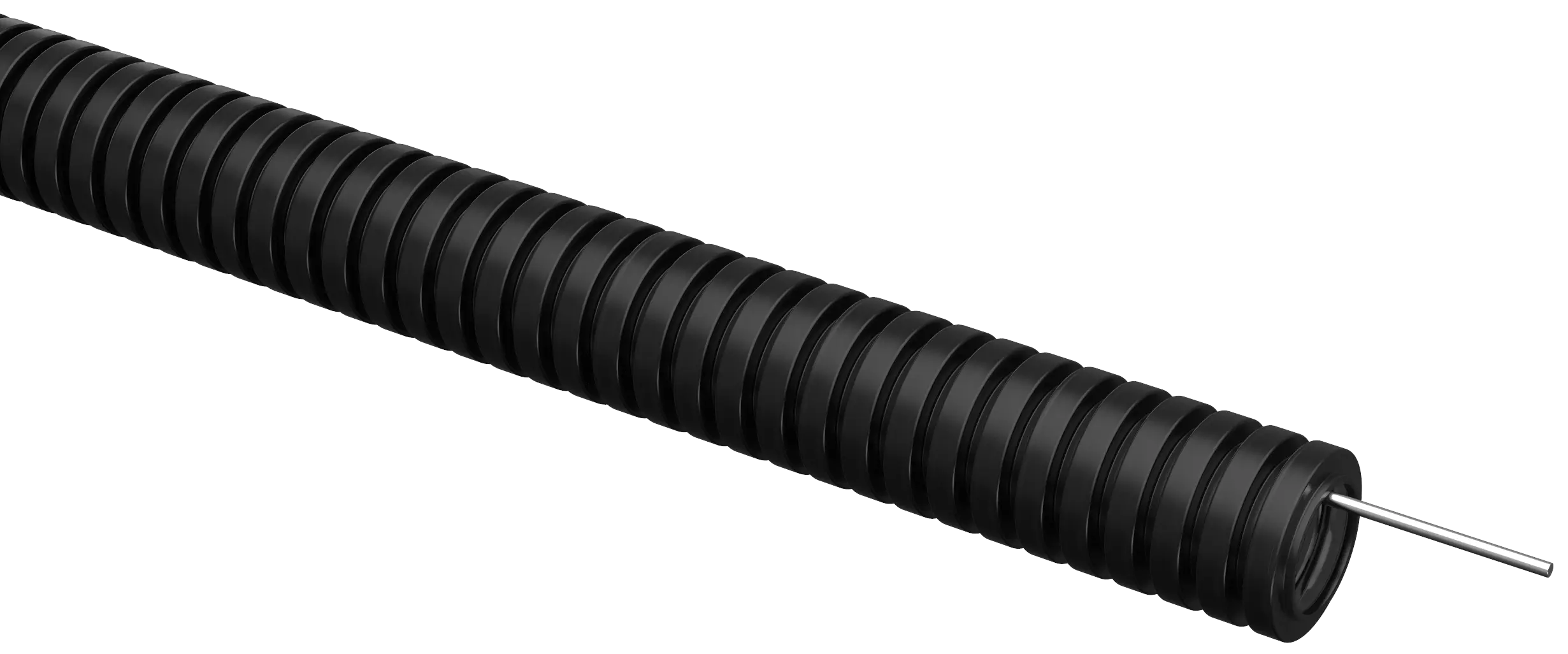 ELASTA Труба гофрированная ПВХ d=20мм с зондом черная (100м) IEK ELASTA Труба гофрированная ПВХ d=20мм с зондом черная (100м) IEK