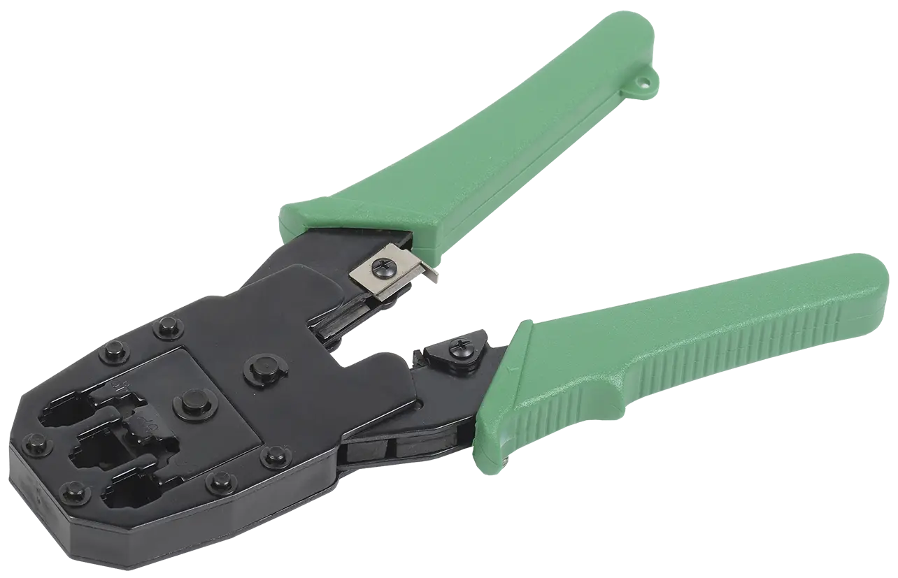 ITK Инструмент обжимной для RJ45/RJ12/RJ11 ручка PVC