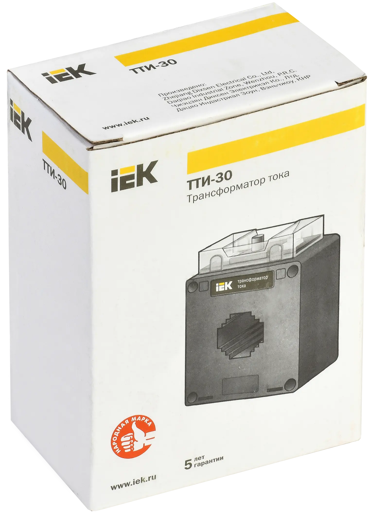 Трансформатор тока ТТИ-30 100/5А 5ВА 0,5S IEK Трансформатор тока ТТИ-30 100/5А 5ВА 0,5S IEK