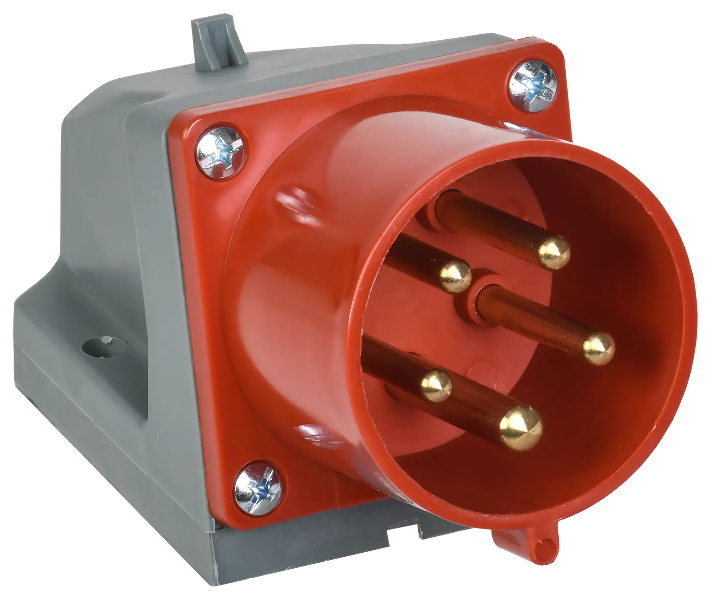 Вилка стационарная ССИ-525 32А-6ч/380-415В 3P+PE+N IP44 IEK