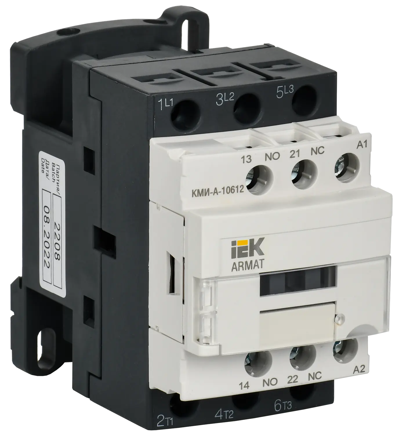 ARMAT Контактор КМИ-А-10612 LC1D 6А 48В/АС3 1NO/1NC IEK