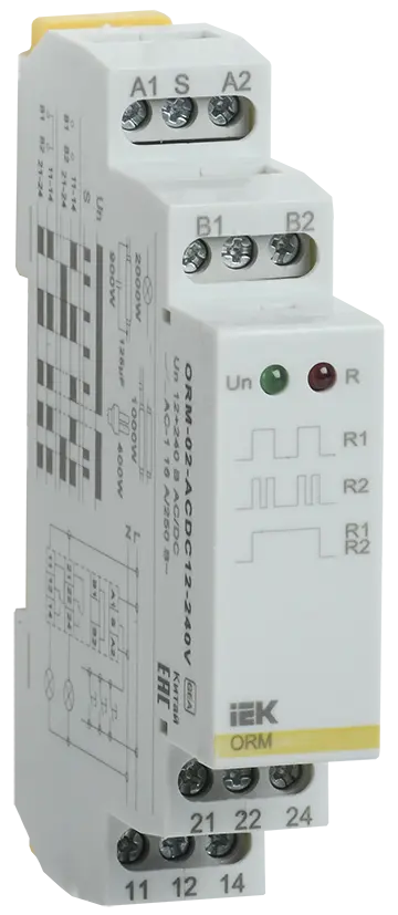 Реле импульсное ORM 2 контакта 12-240В AC/DC IEK