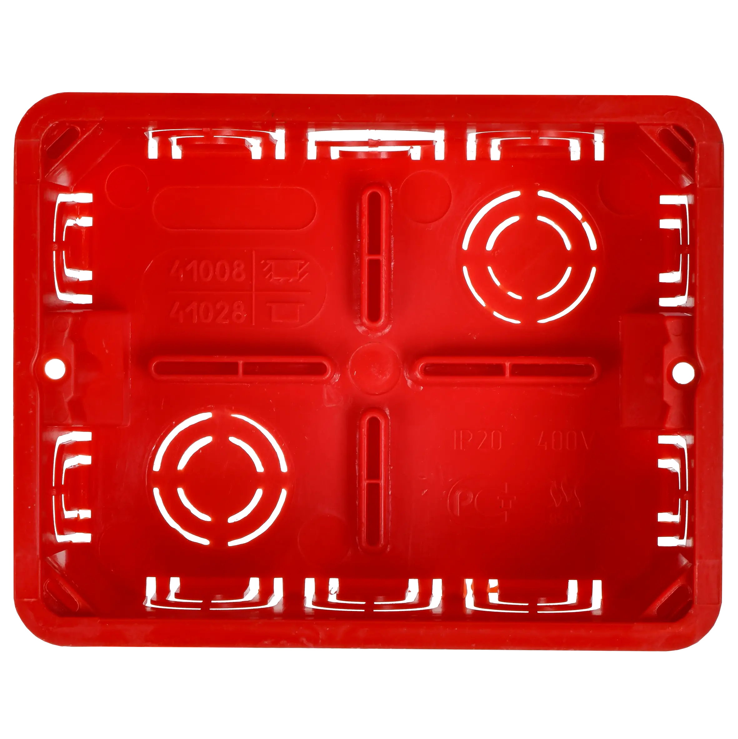 Коробка распаячная КМ41008 для твердых стен безгалогенная (HF) 120х92х45мм с саморезами с крышкой IEK Коробка распаячная КМ41008 для твердых стен безгалогенная (HF) 120х92х45мм с саморезами с крышкой IEK
