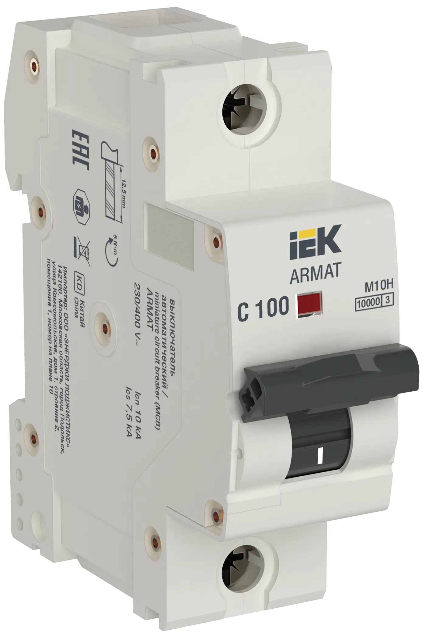 ARMAT Автоматический выключатель M10H 1P C 100A IEK