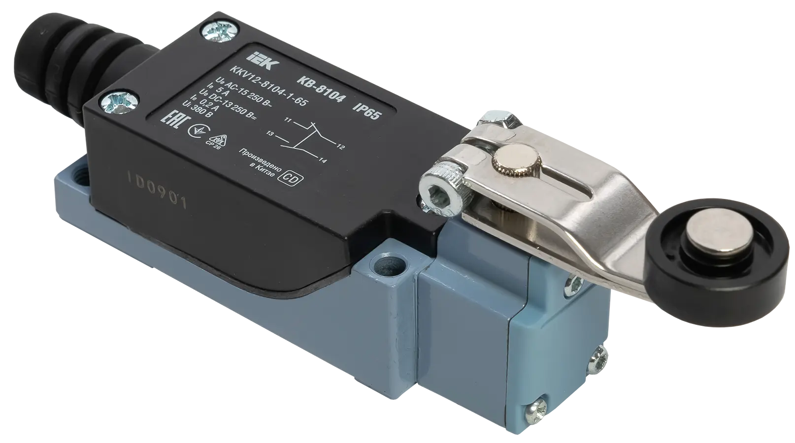 Выключатель концевой КВ-8104 рычаг с роликом IP65 IEK