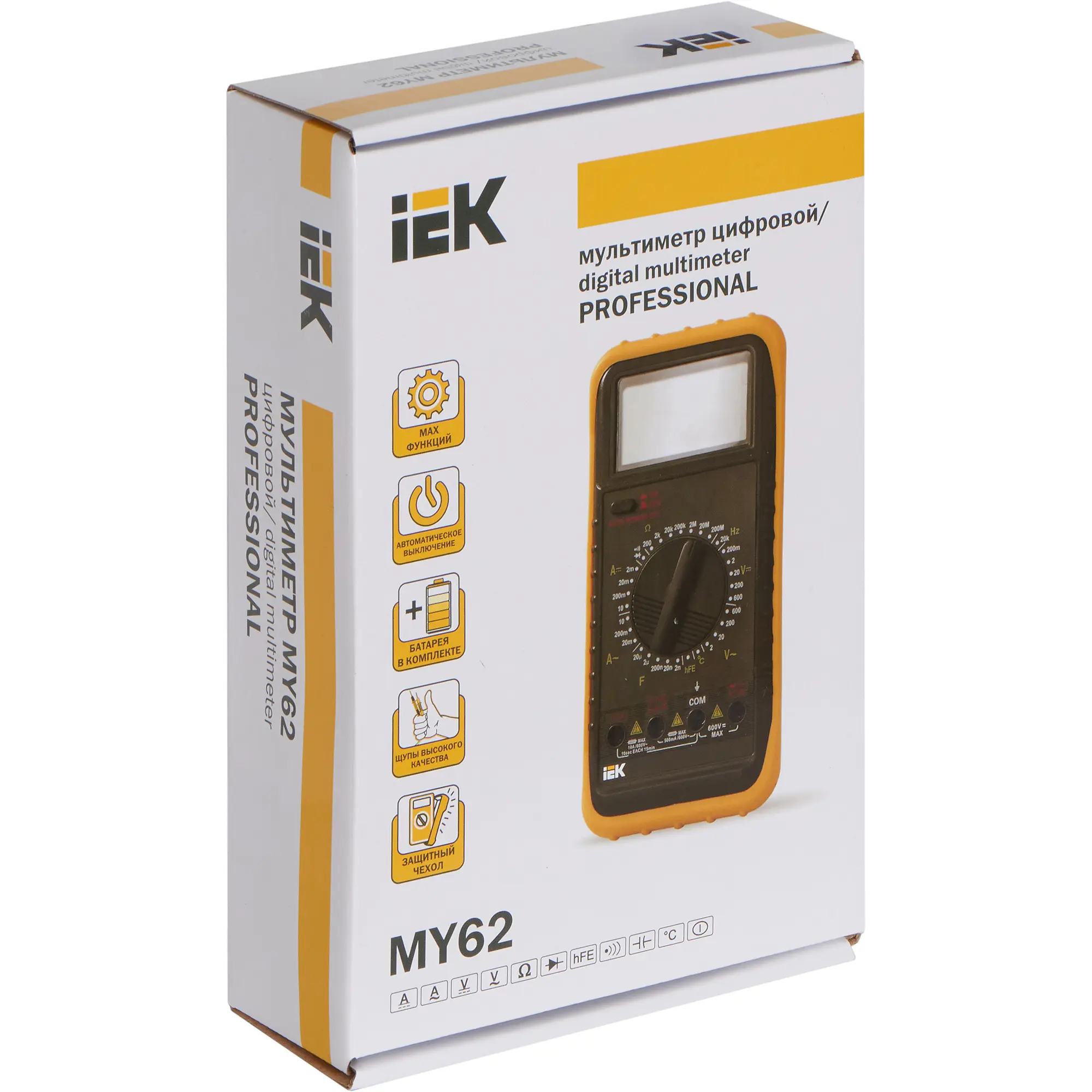 Мультиметр цифровой Professional MY62 IEK