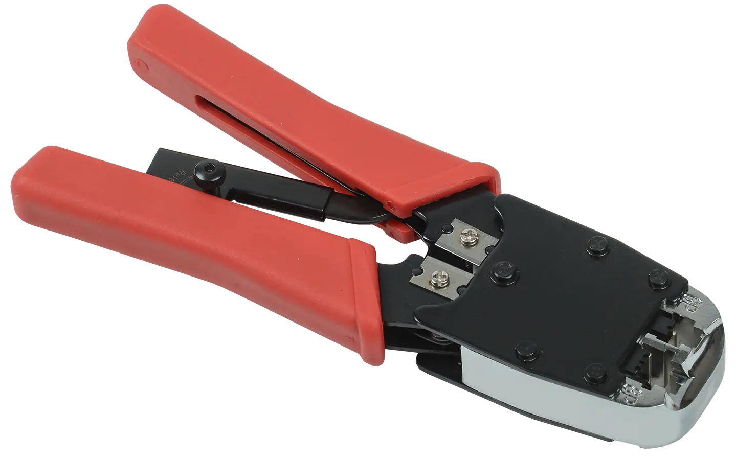 ITK Инструмент обжимной для RJ-45/12 с храповым механизмом вертикальный обжим