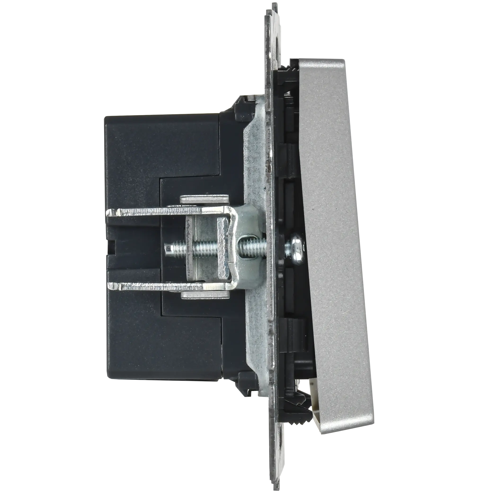 BRITE Кнопка звонка с индикацией для отелей 10А ВС10-1-9-БрА алюминий IEK