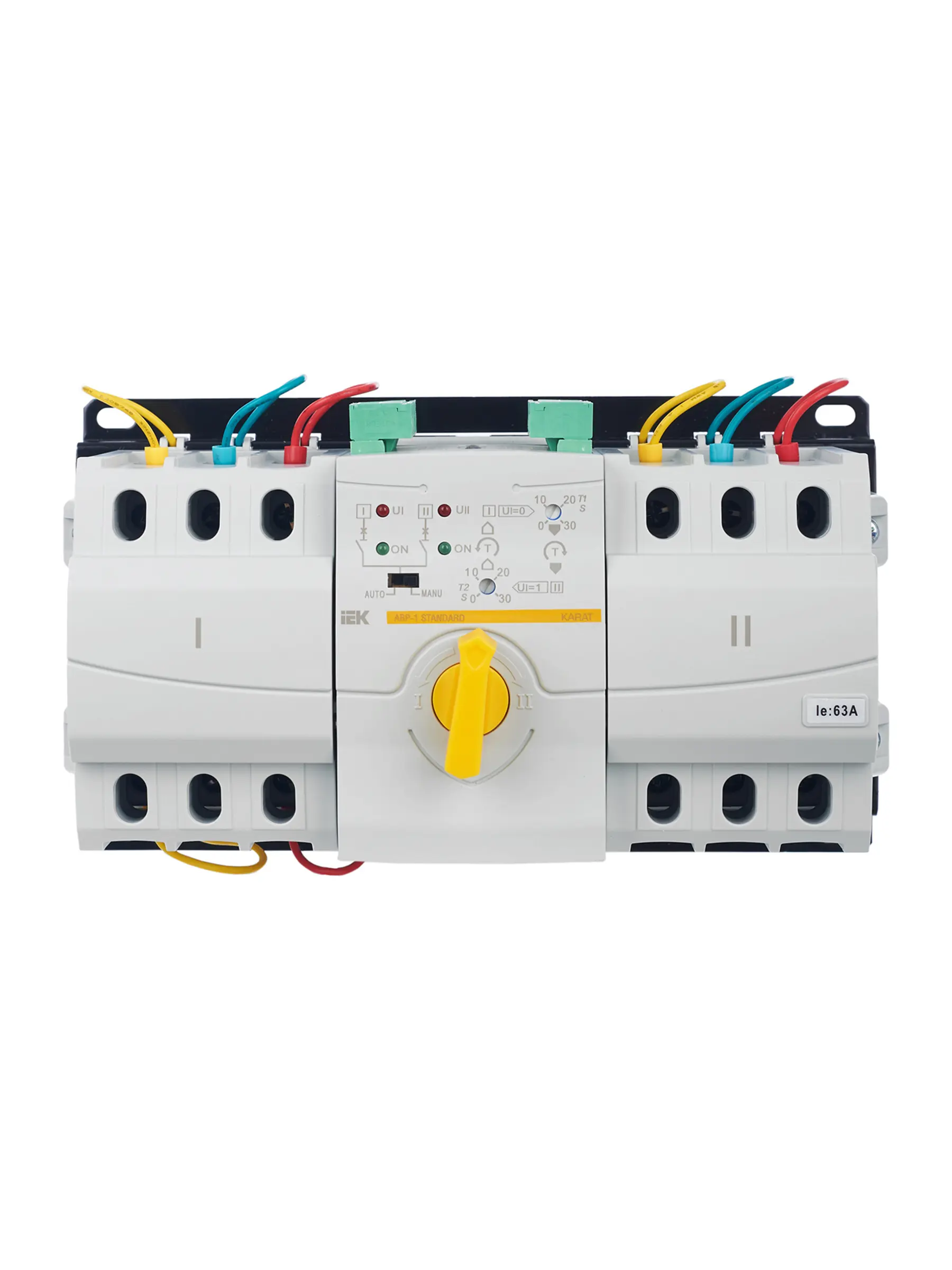Устройство автоматического ввода резерва модульное АВР-1 STANDARD 63А KARAT IEK