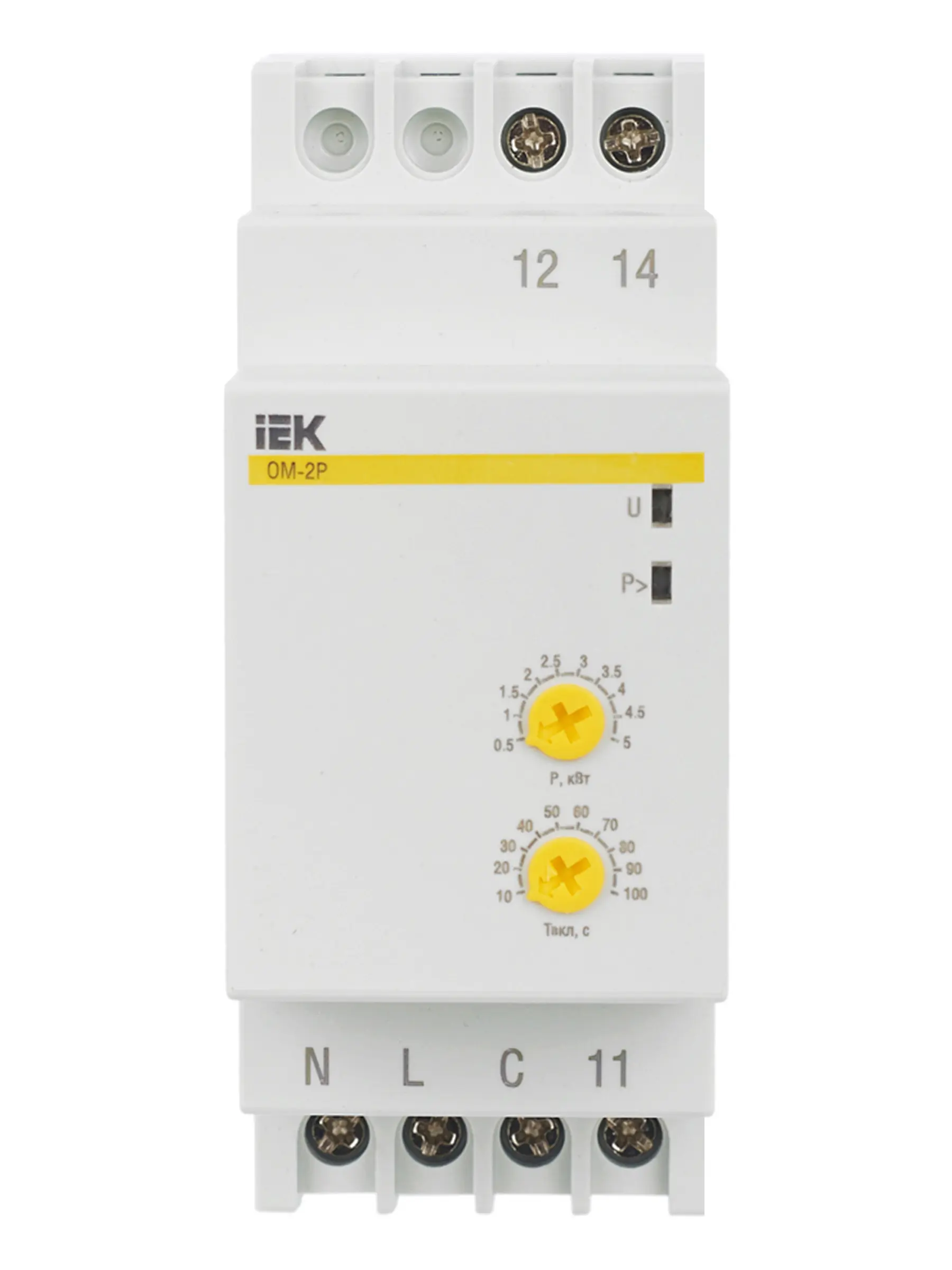 Ограничитель мощности ОМ-2P 16А 230В IEK Ограничитель мощности ОМ-2P 16А 230В IEK