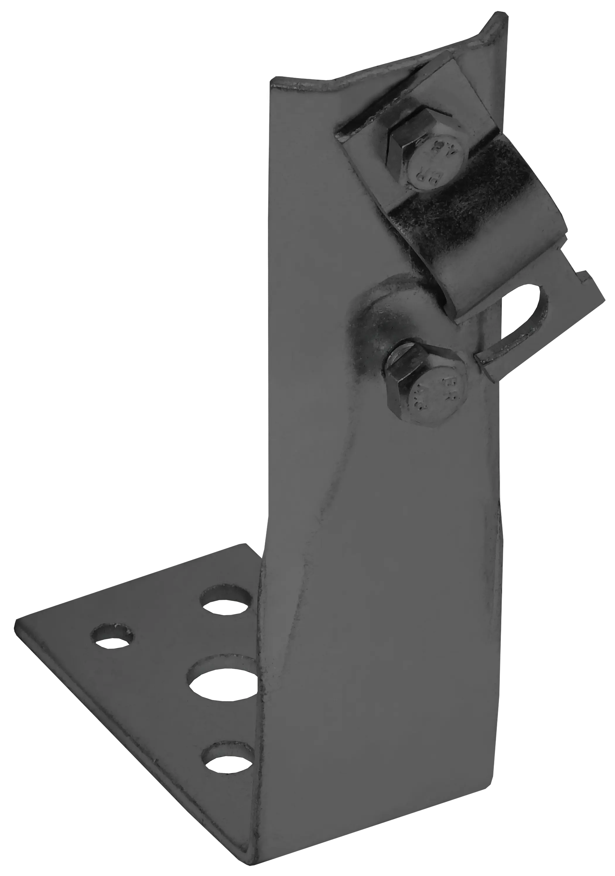 Держатель проводника круглого 6-10мм винтовой угловой h=60мм оцинкованная сталь TD IEK