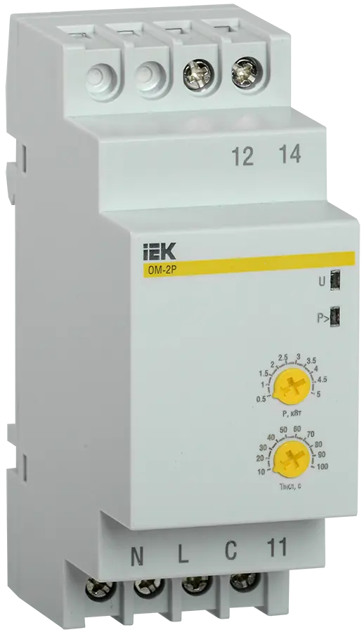 Ограничитель мощности ОМ-2P 16А 230В IEK