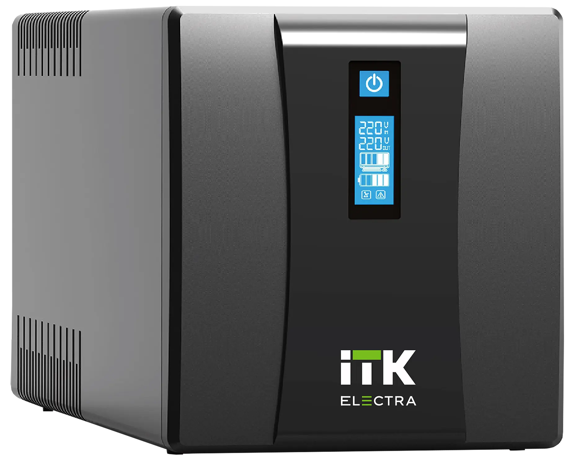 ITK ELECTRA ET ИБП Линейно-интерактивный 3кВА/1,8кВт однофазный с LCD дисплеем с АКБ 4х9AH USB порт