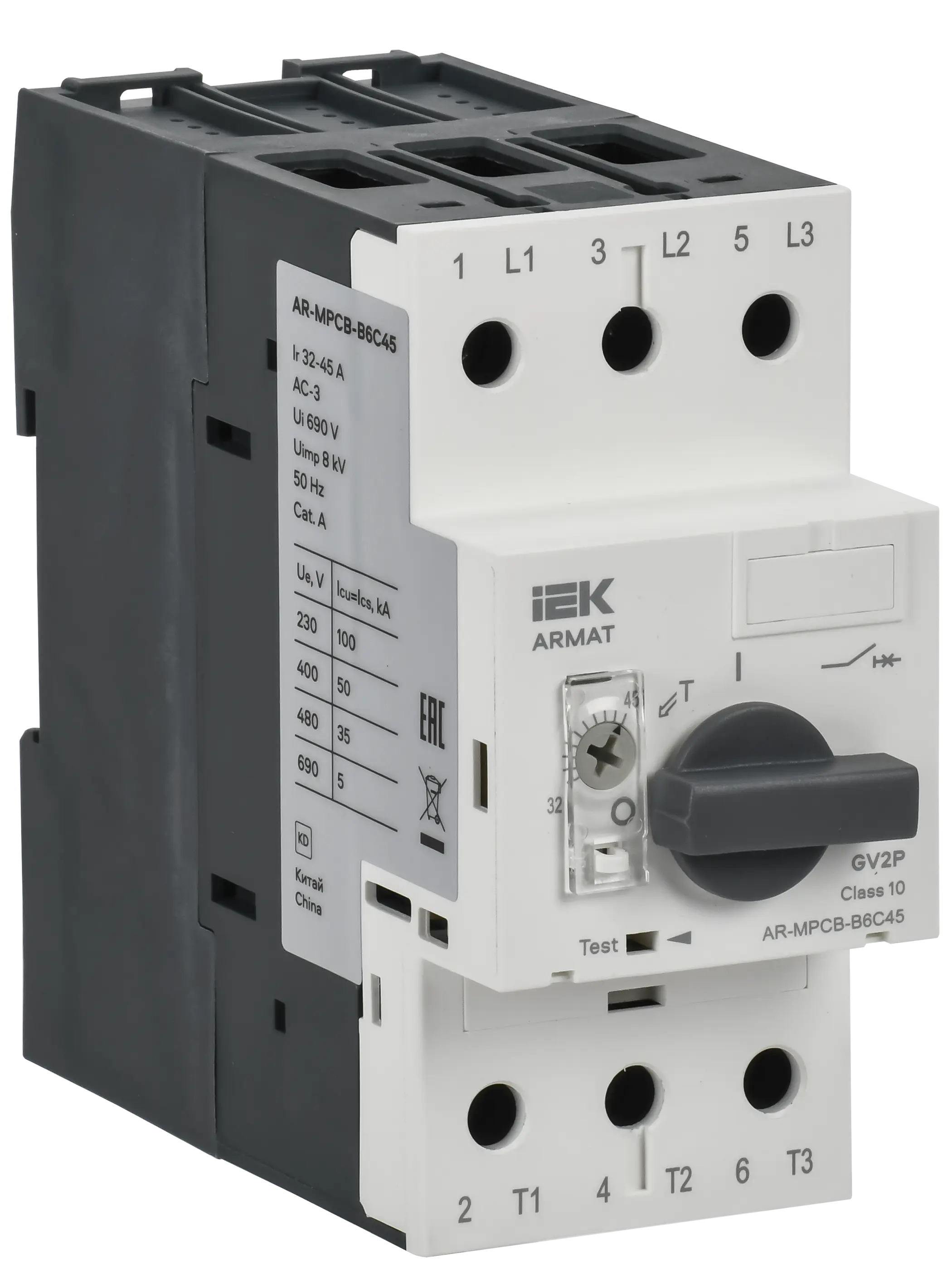 ARMAT Автоматический выключатель защиты двигателя B6 GV2P 32-45А IEK