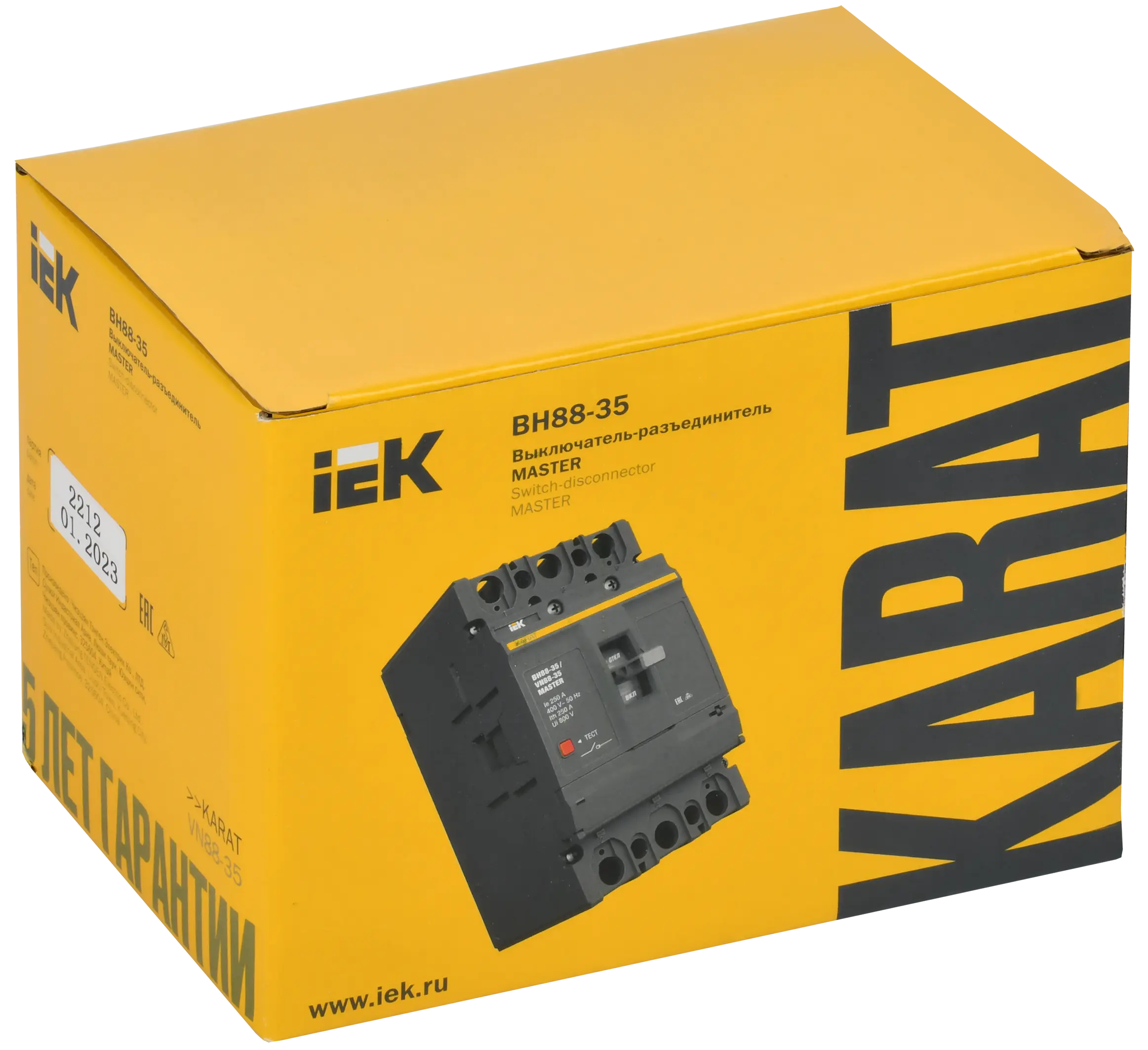 KARAT MASTER Выключатель-разъединитель ВН88-35 3P 250А IEK