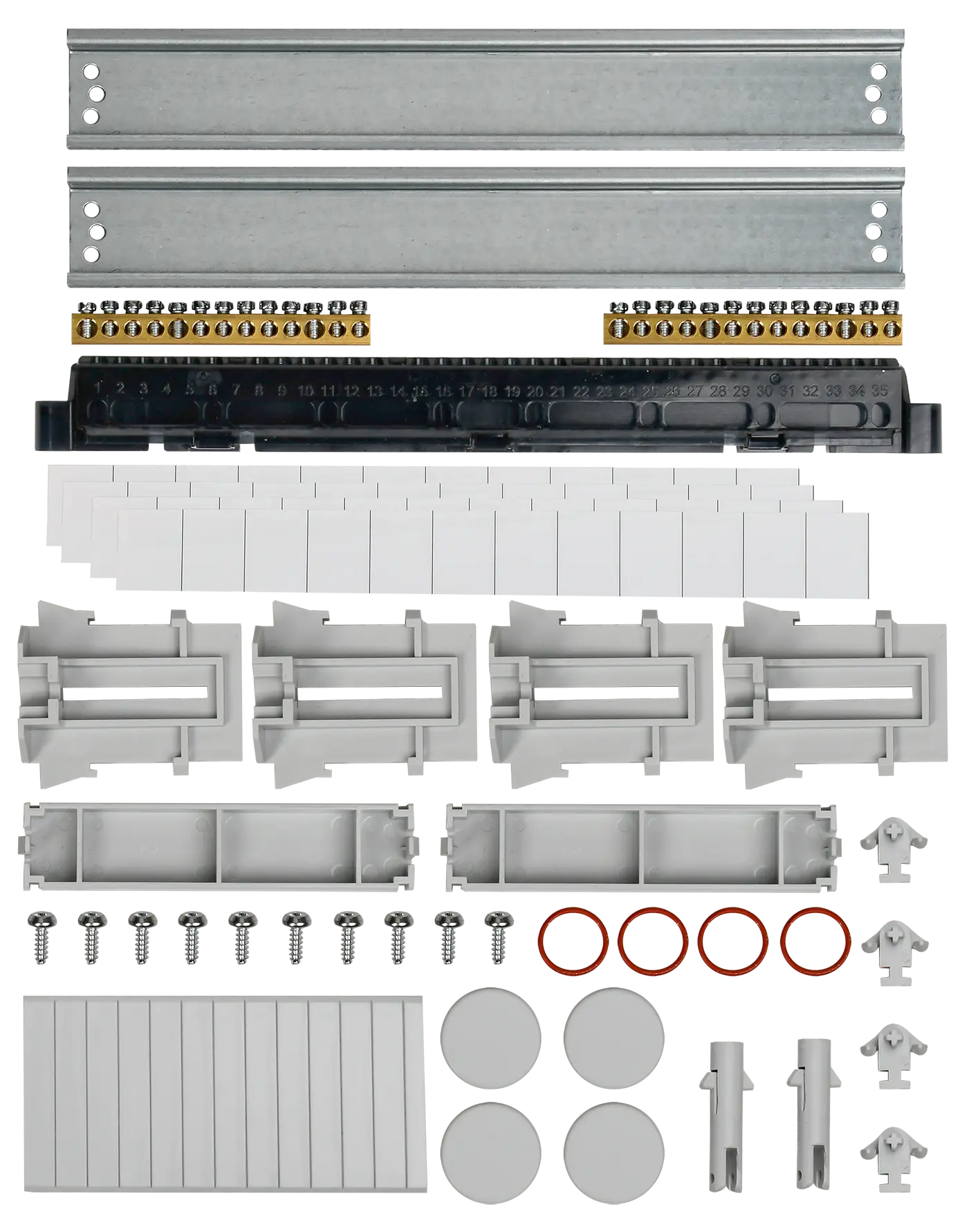 TEKFOR Корпус пластиковый КМПн-24 IP65 серая непрозрачная дверь IEK
