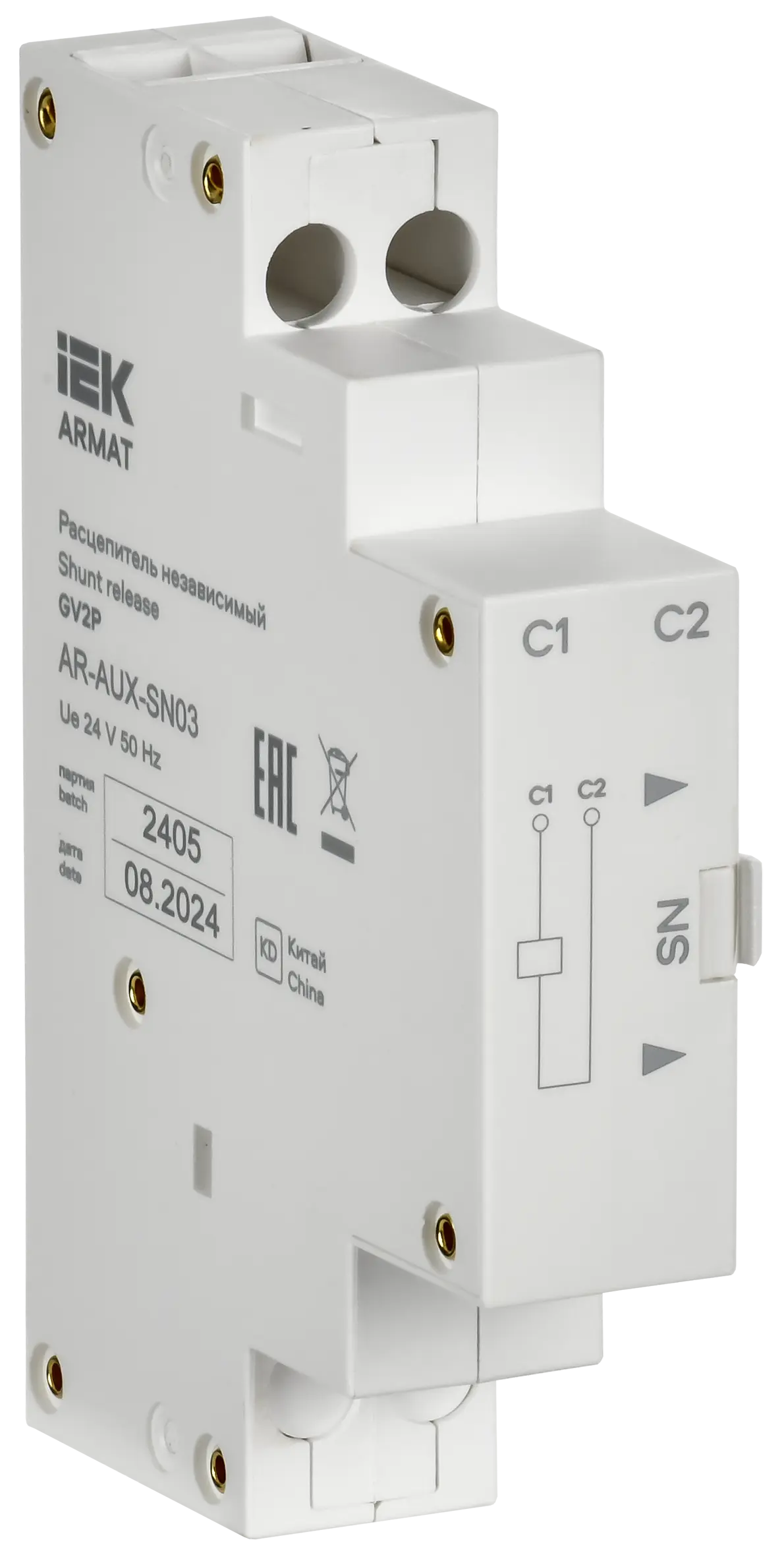 ARMAT Расцепитель независимый 24В GV2P IEK