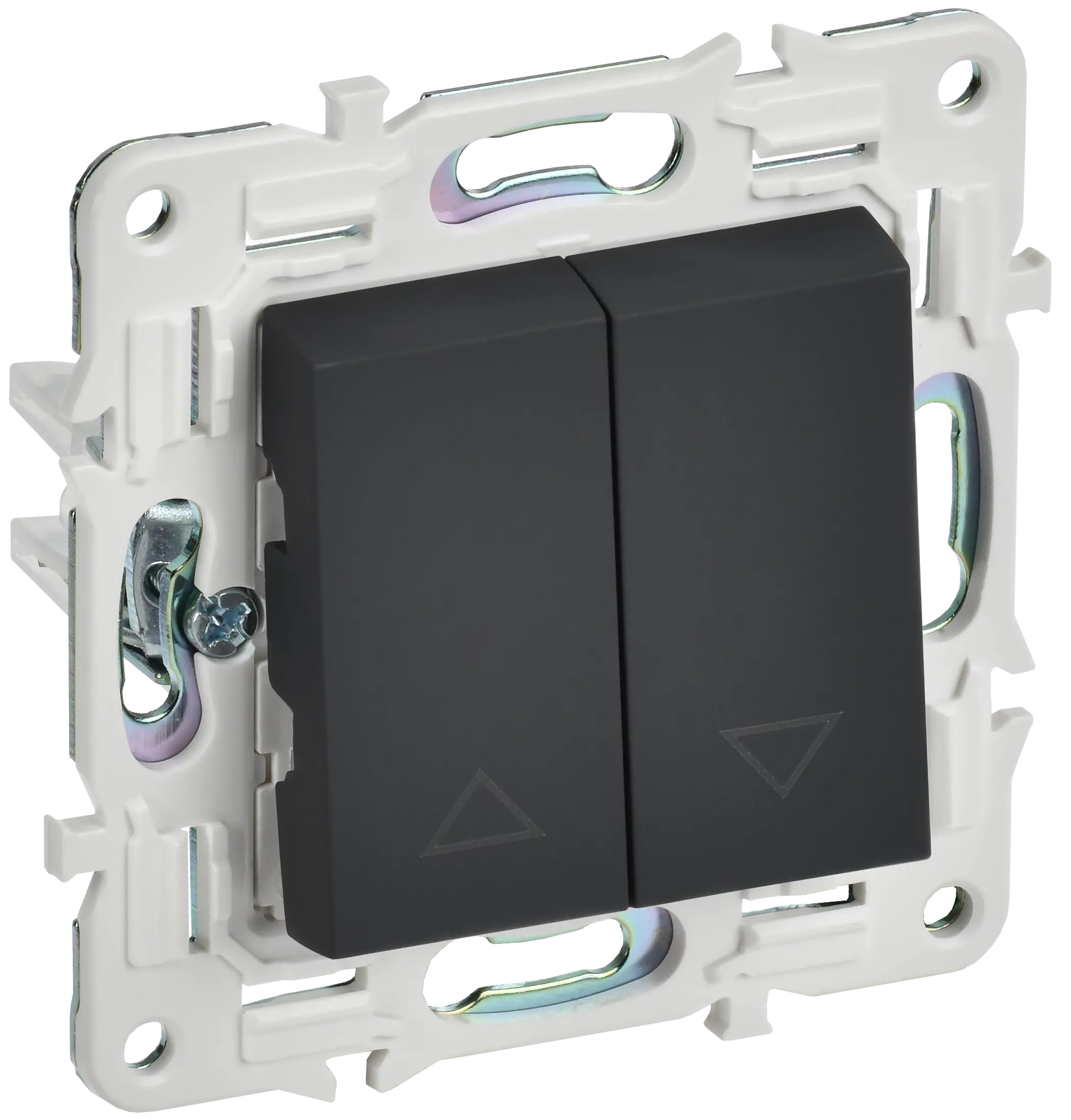 SKANDY Выключатель жалюзи 10А SK-V12G графит IEK