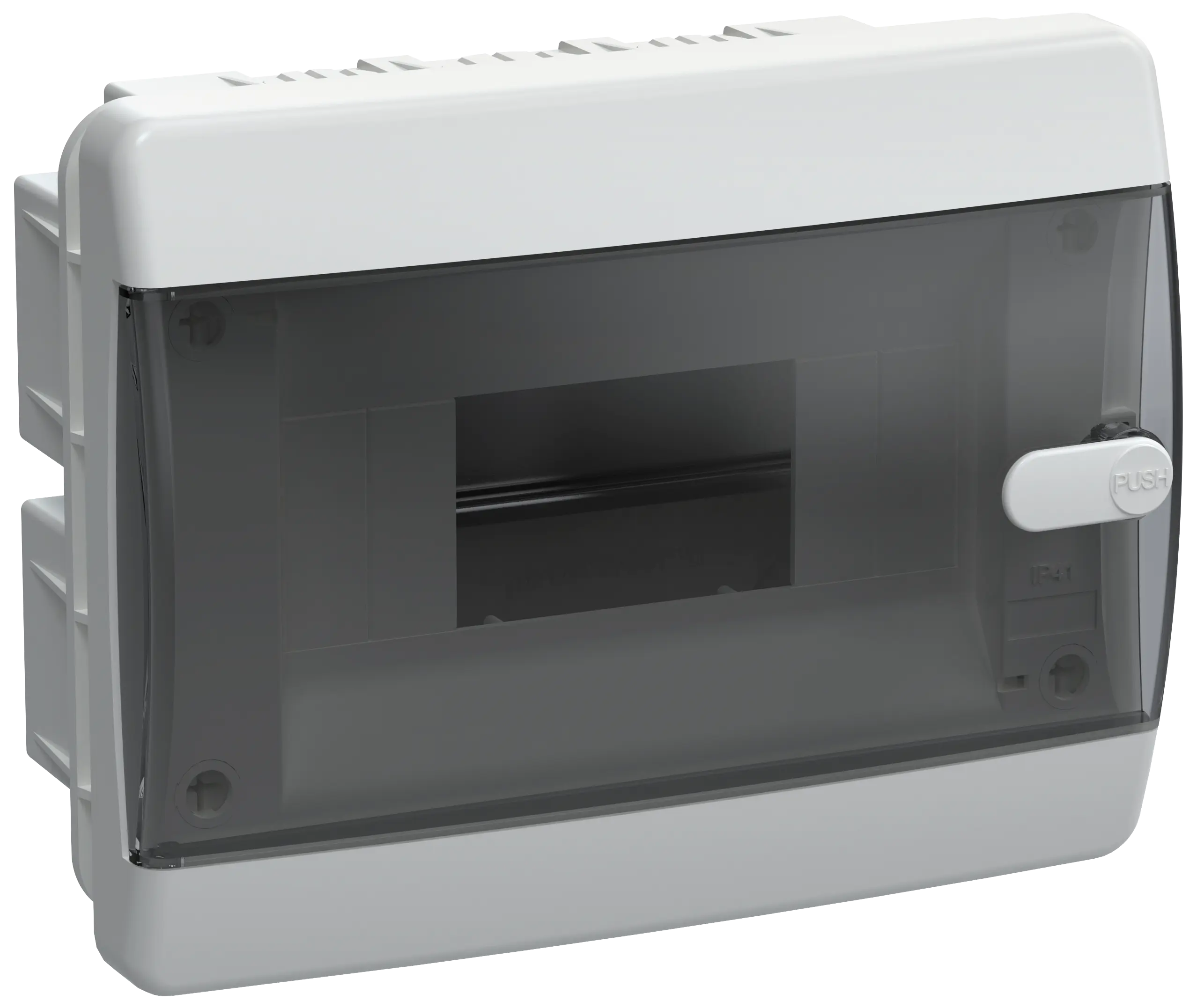 UNION Compact Корпус пластиковый ЩРВ-П-8 IP41 черная прозрачная дверь IEK UNION Compact Корпус пластиковый ЩРВ-П-8 IP41 черная прозрачная дверь IEK