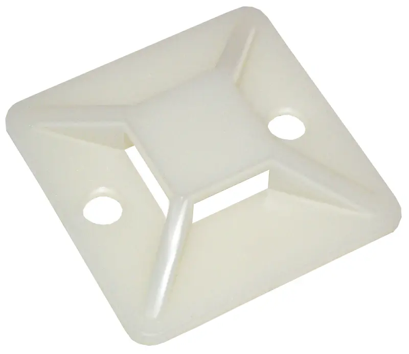 Площадка самоклеящаяся 40х40 белая под хомуты (100шт) IEK Площадка самоклеящаяся 40х40 белая под хомуты (100шт) IEK