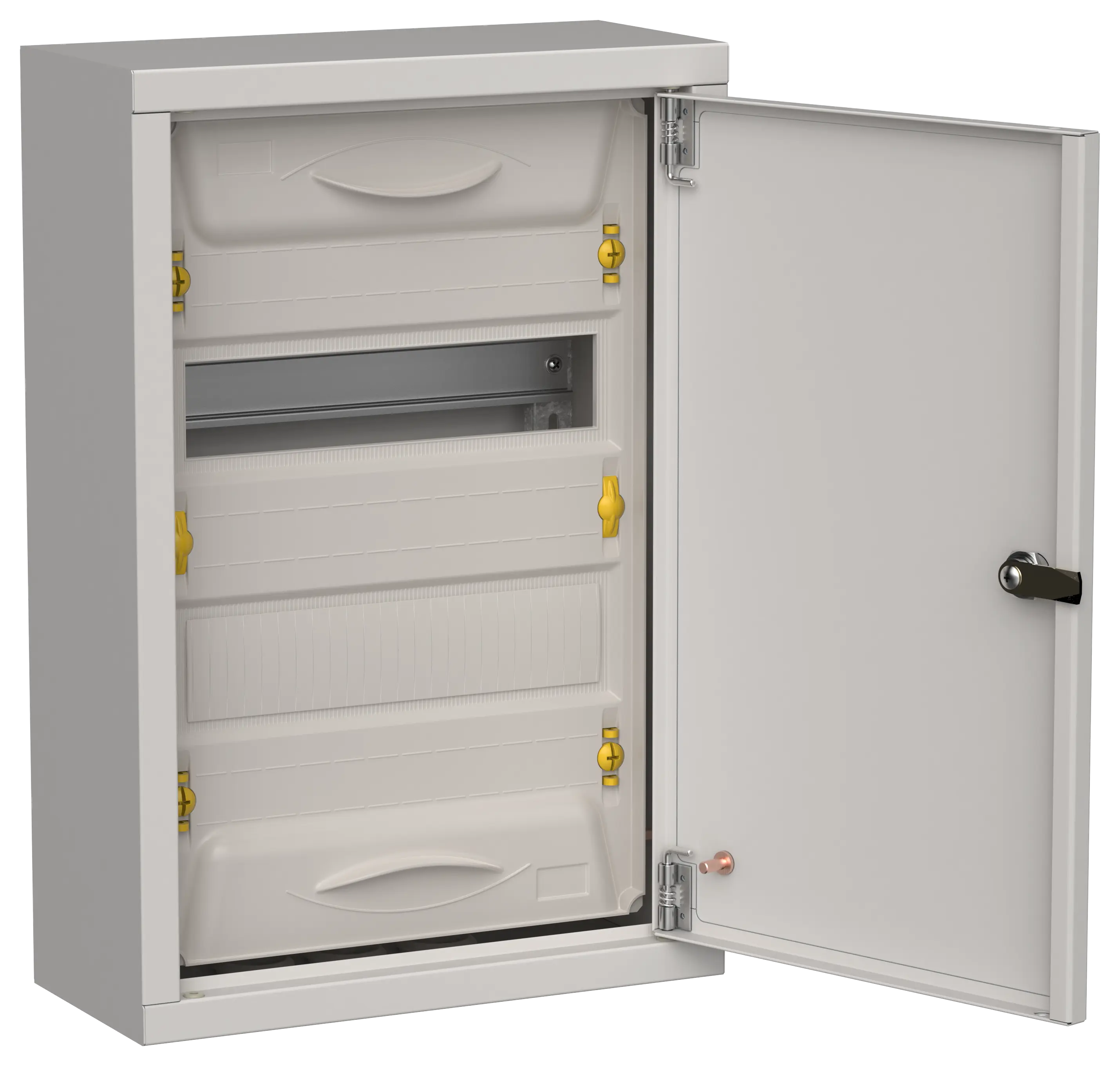 TITAN 5 Корпус металлический ЩРн-24 (1х24) 460х310х140мм IP31 серый (одна дверь) IEK TITAN 5 Корпус металлический ЩРн-24 (1х24) 460х310х140мм IP31 серый (одна дверь) IEK