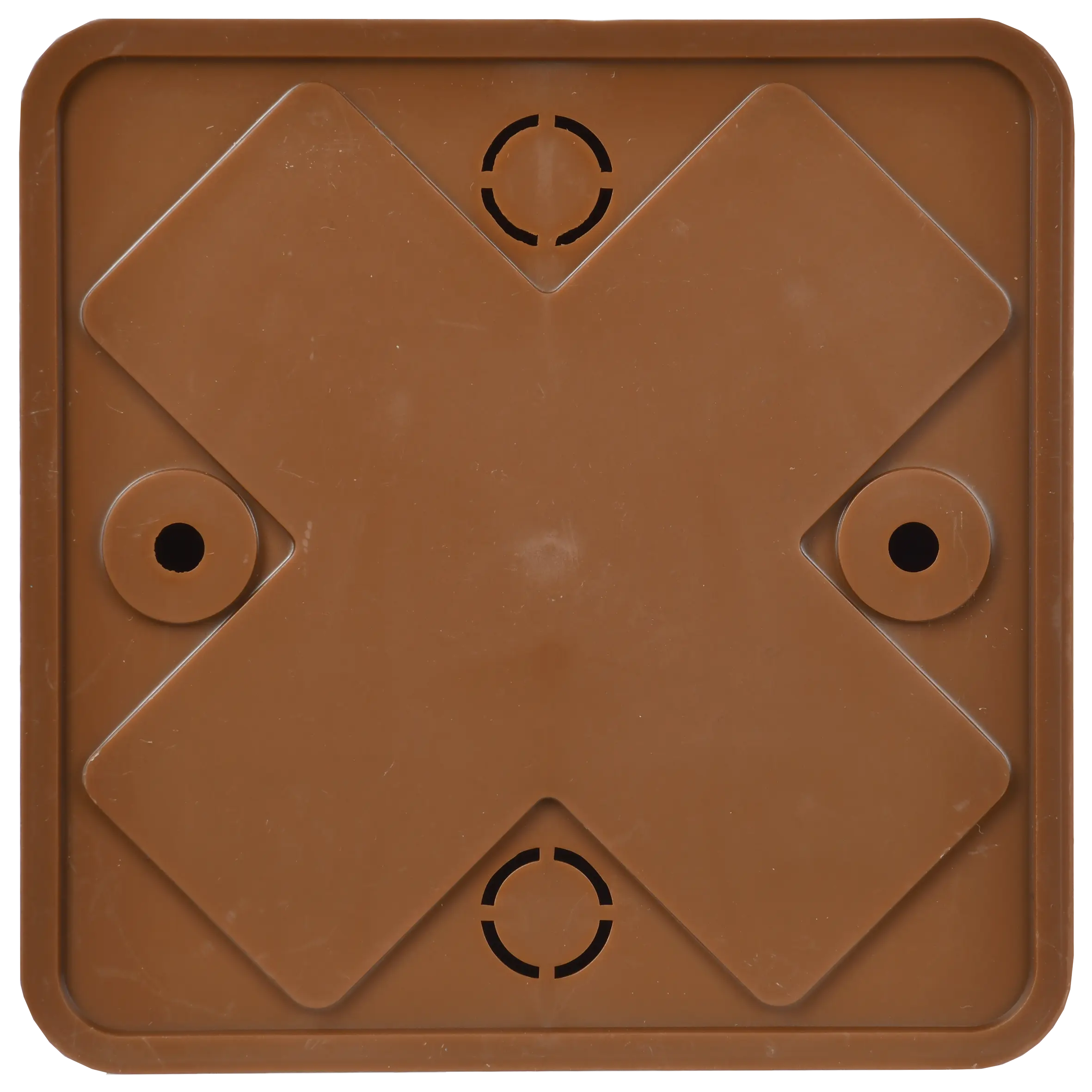 Коробка распаячная КМ41215-05 для открытой проводки безгалогенная (HF) 75х75х28мм дуб IEK