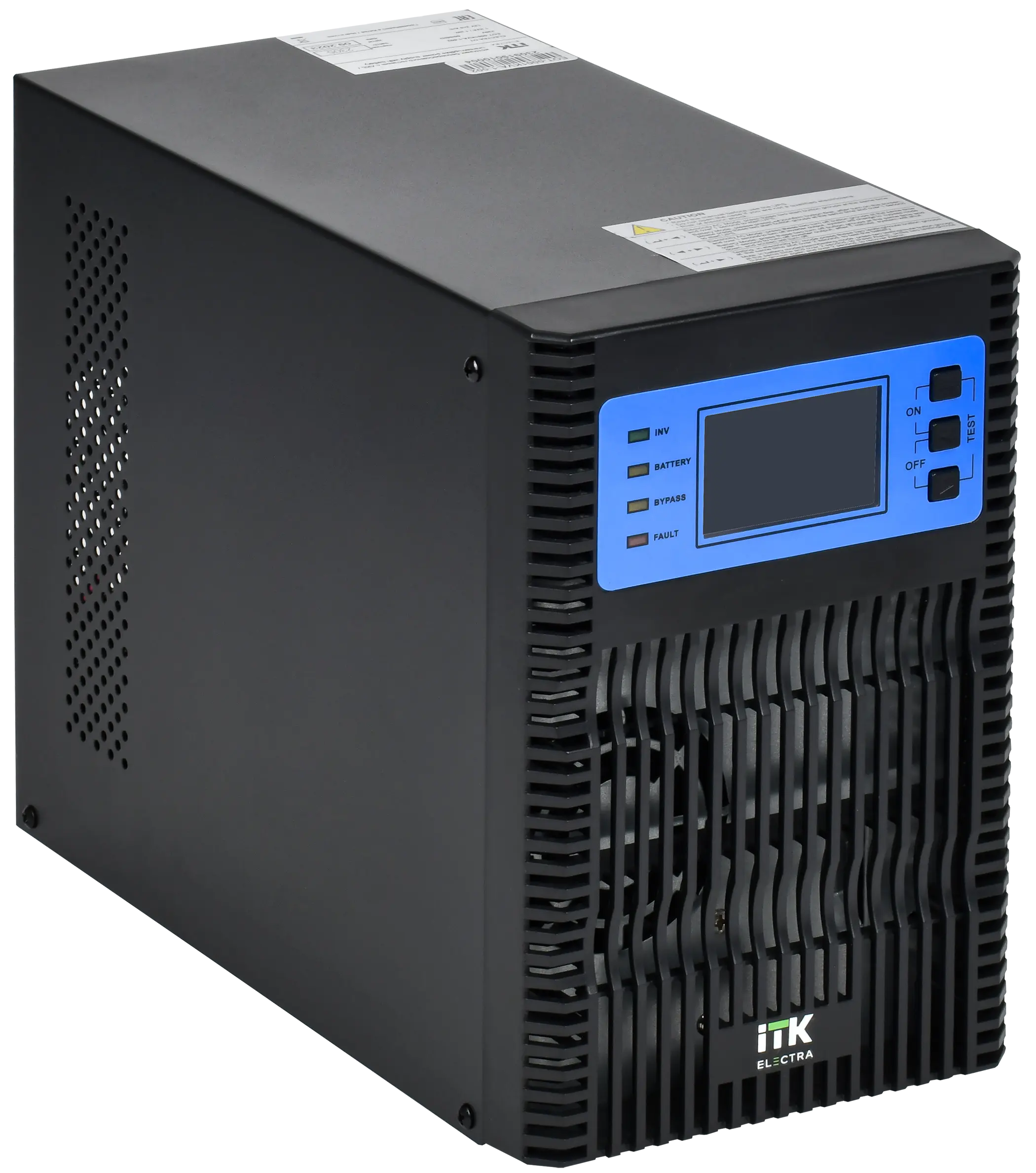 ITK ELECTRA OT ИБП однофазный онлайн 1кВА/1кВт LCD дисплей 24VDC 4хС13 с АКБ 2х9AH USB EPO RS232 SNMP слот Tower