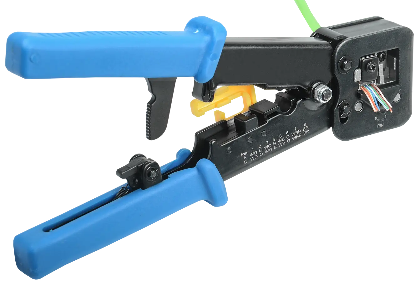 ITK Инструмент обжимной для RJ-45/12 с храповым механизмом FPS ITK Инструмент обжимной для RJ-45/12 с храповым механизмом FPS