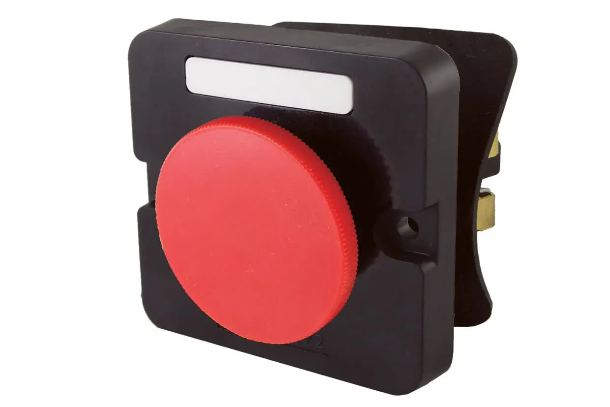 Пост кнопочный ПКЕ 122-1 У2, красный гриб, IP54 TDM 