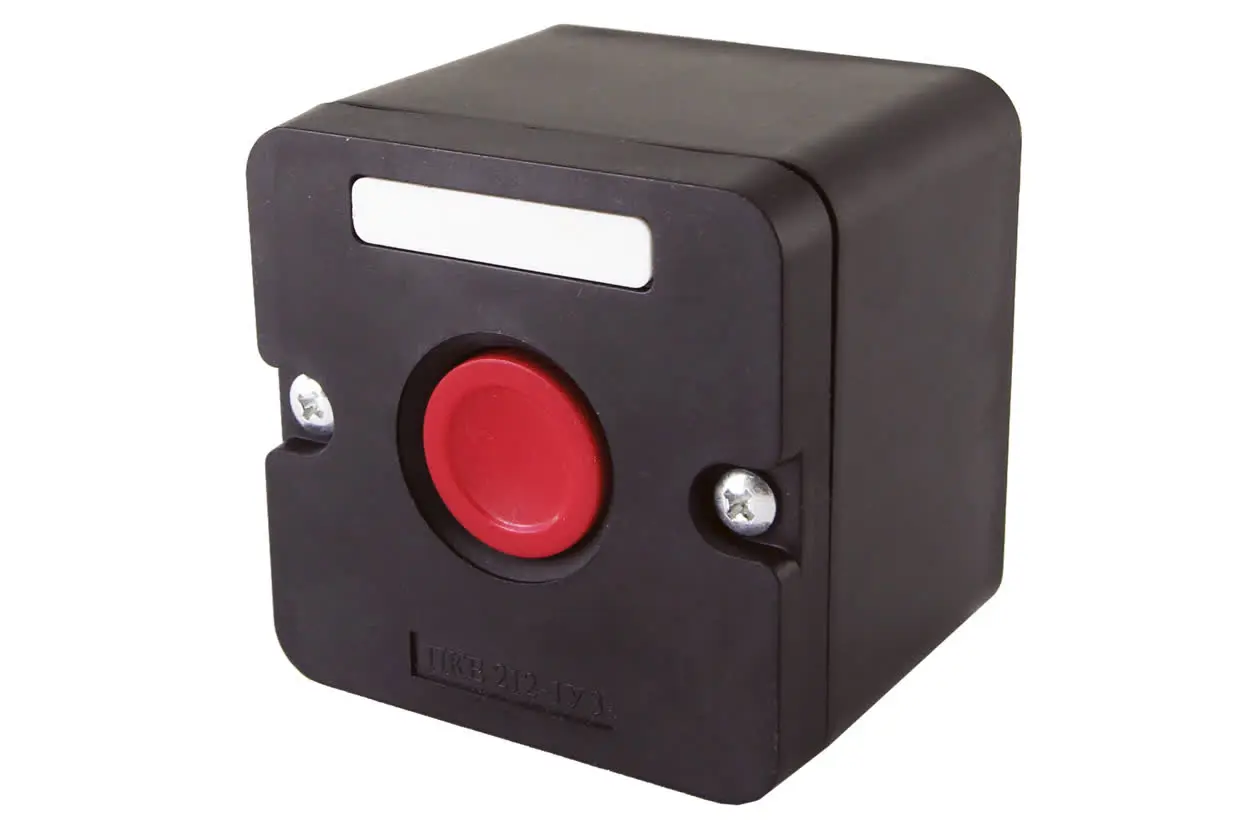 Пост кнопочный ПКЕ 212-1 У3, красная кнопка, IP40 TDM 