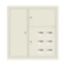 Щит этажный 6 кв. слаботочка слева RAL9002 (1000х950х150) EKF PROxima