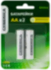 Батарейка щелочная Alkaline LR06/AA (2шт/блистер) GENERICA Батарейка щелочная Alkaline LR06/AA (2шт/блистер) GENERICA