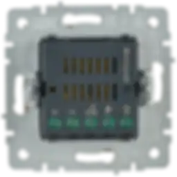 BRITE Кнопка звонка с индикацией для отелей 10А ВС10-1-9-БрЖ жемчуг IEK