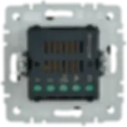 BRITE Кнопка звонка с индикацией для отелей 10А ВС10-1-9-БрГ графит IEK