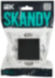SKANDY Заглушка с суппортом SK-C01Bl черный IEK SKANDY Заглушка с суппортом SK-C01Bl черный IEK