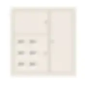 Щит этажный 6 кв. RAL9001 (1000х950х150) EKF Basic