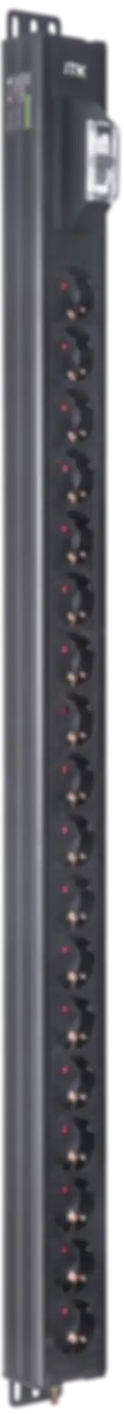 ITK BASE PDU вертикальный PV0101 23U 1 фаза 16А 18 розеток SCHUKO (немецкий стандарт) без кабеля с входным разъемом C20